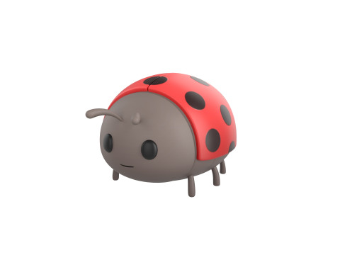 Character296 Ladybug 3Dモデル