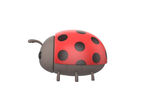 Character296 Ladybug 3D Model