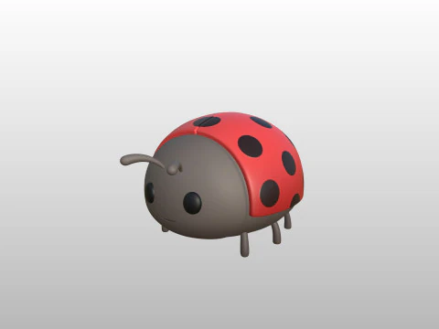 Character296 Ladybug 3D Model