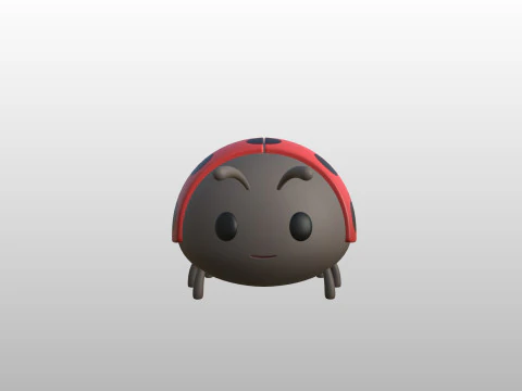 Character296 Ladybug 3D Model