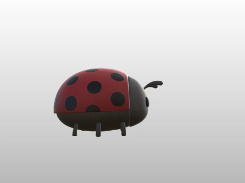 Character296 Ladybug 3D Model