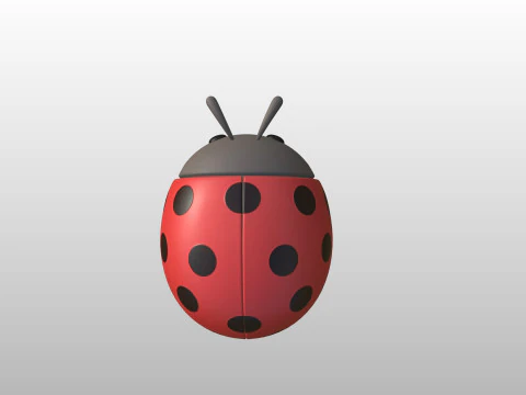 Character296 Ladybug 3D Model