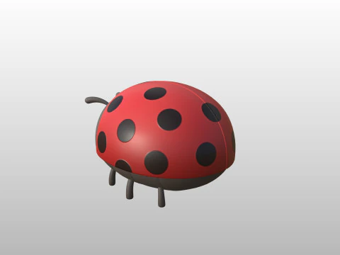 Character296 Ladybug 3D Model