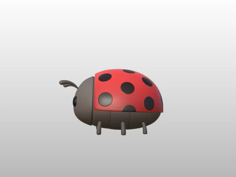Character296 Ladybug 3D Model