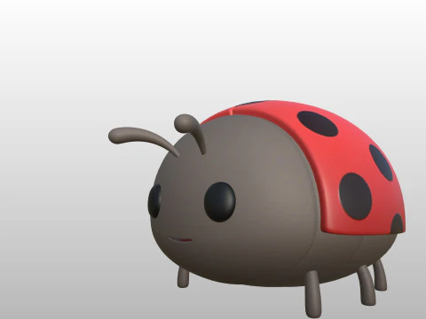 Character296 Ladybug 3D Model