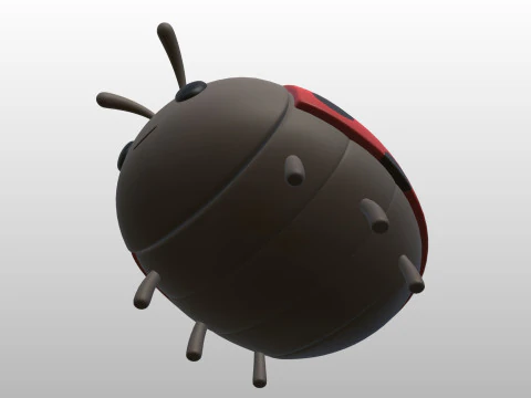 Character296 Ladybug 3D Model