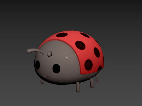 Character296 Ladybug 3D Model