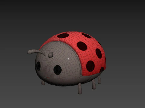 Character296 Ladybug 3D Model
