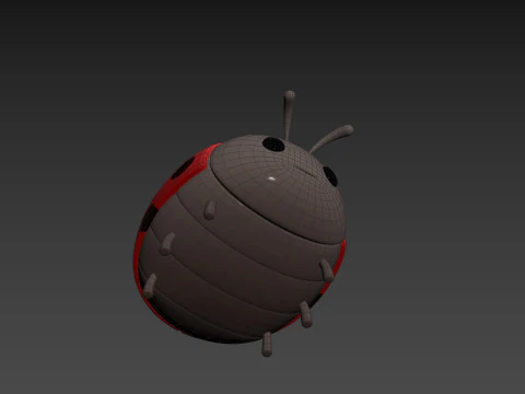 Character296 Ladybug 3D Model