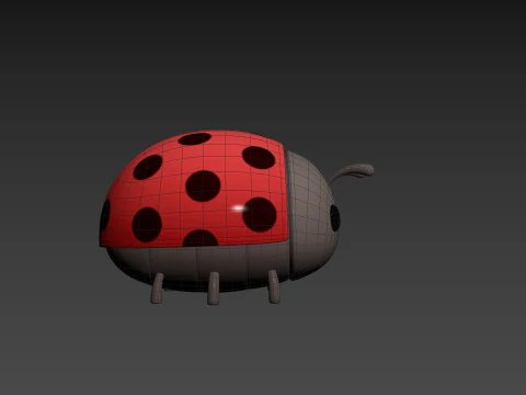 Character296 Ladybug 3D Model