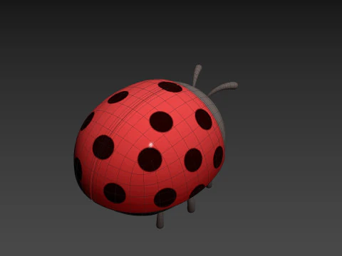 Character296 Ladybug 3D Model