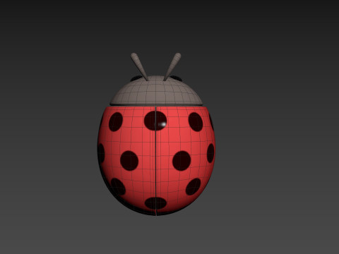 Character296 Ladybug 3D Model
