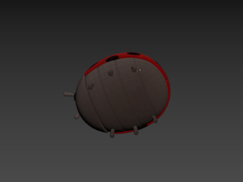 Character296 Ladybug 3D Model