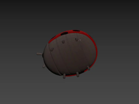 Character296 Ladybug 3D Model