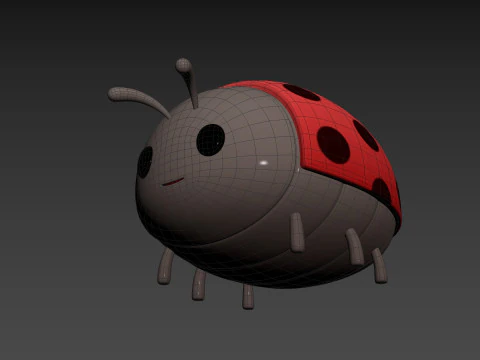 Character296 Ladybug 3D Model