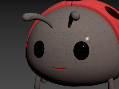 Character296 Ladybug 3D Model