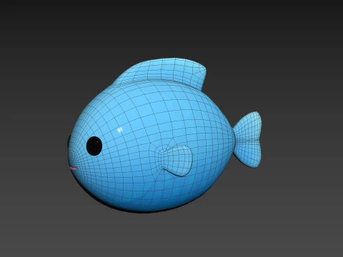 Character297 Fish 3D Model
