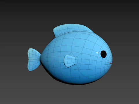 Character297 Fish 3D Model