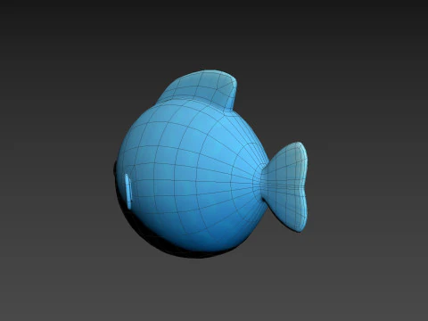 Character297 Fish 3D Model