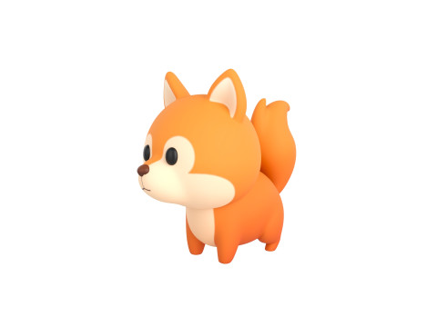 Character298 Squirrel Modello 3D