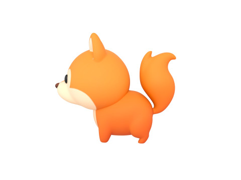 Character298 Squirrel 3D Model