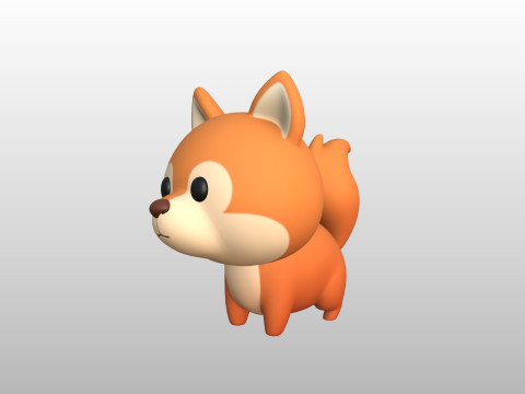 Character298 Squirrel 3D Model