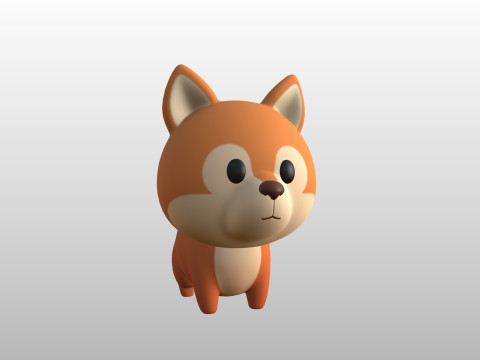 Character298 Squirrel 3D Model