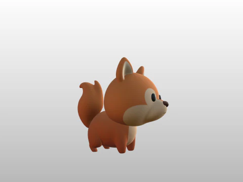 Character298 Squirrel 3D Model
