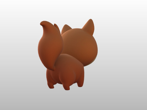 Character298 Squirrel 3D Model