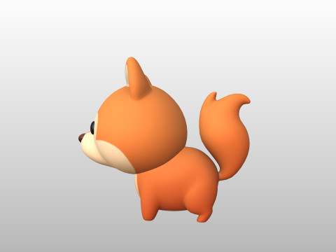 Character298 Squirrel 3D Model