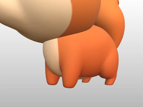 Character298 Squirrel 3D Model