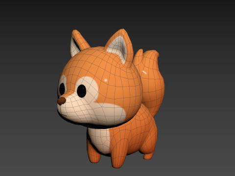 Character298 Squirrel 3D Model