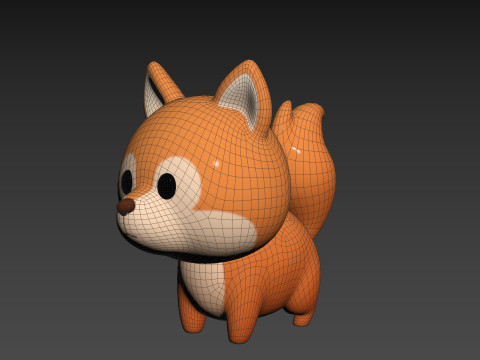 Character298 Squirrel 3D Model