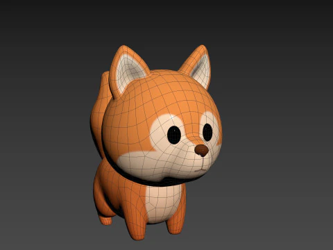Character298 Squirrel 3D Model