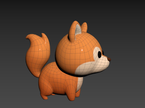 Character298 Squirrel 3D Model
