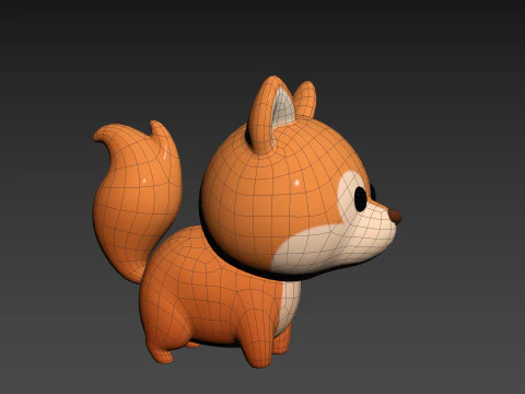 Character298 Squirrel 3D Model