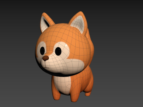 Character298 Squirrel 3D Model