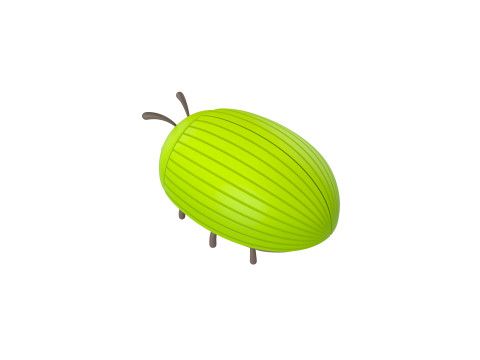 Character299 Beetle Model 3D