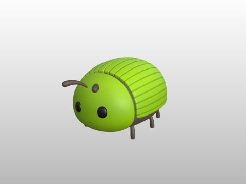 Character299 Beetle Model 3D