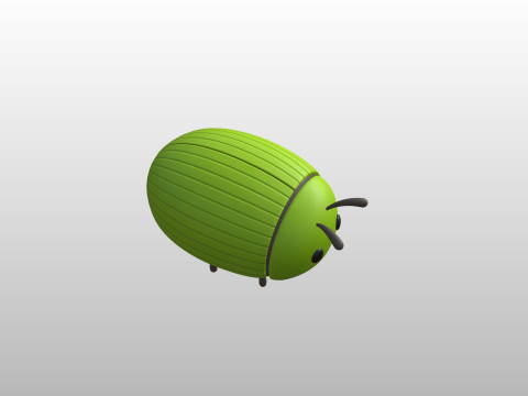 Character299 Beetle Model 3D
