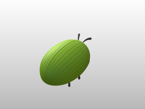 Character299 Beetle Model 3D