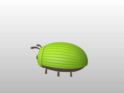 Character299 Beetle Model 3D
