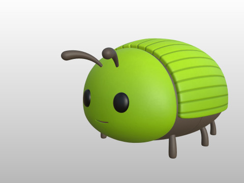 Character299 Beetle Model 3D