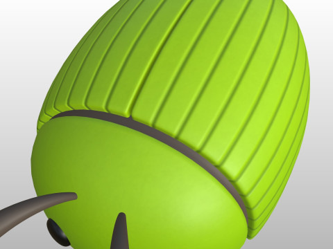 Character299 Beetle Model 3D
