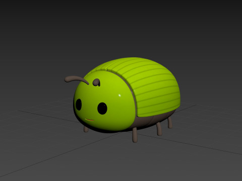 Character299 Beetle Model 3D