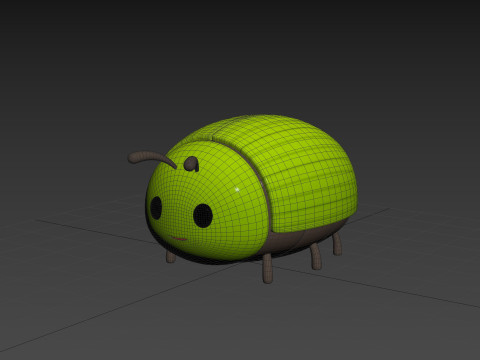 Character299 Beetle Model 3D