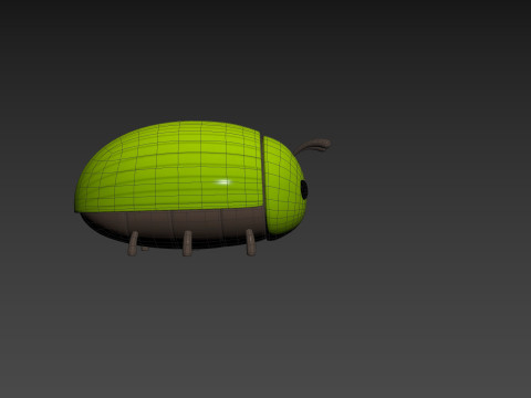 Character299 Beetle Model 3D