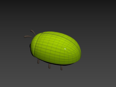 Character299 Beetle Model 3D
