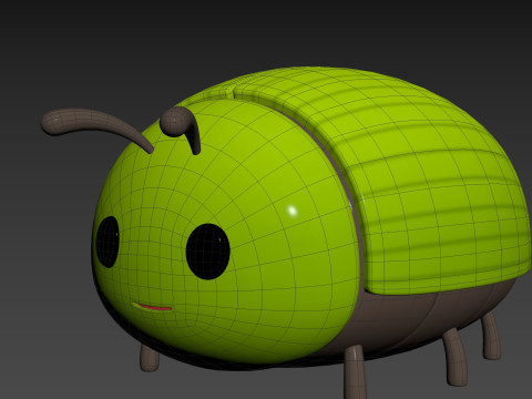 Character299 Beetle Model 3D
