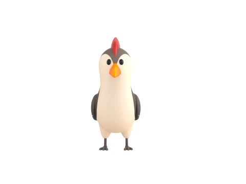 Character300 Woodpecker 3D Model
